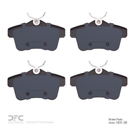 Dynamic Friction Co DFC 3000 Ceramic Brake Pads - 1310-1831-00